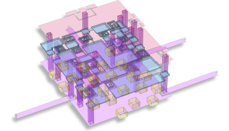 3D-View of LTCC circuit 3D-View of LTCC circuit